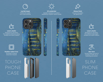 Vincent van Gogh - Starry Night Over the Rhone iPhone case