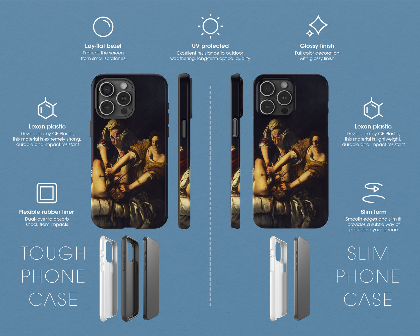 Artemisia Gentileschi - Judith Slaying Holofernes iPhone case