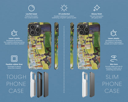 Georges Seurat - A Sunday on La Grande Jatte iPhone case