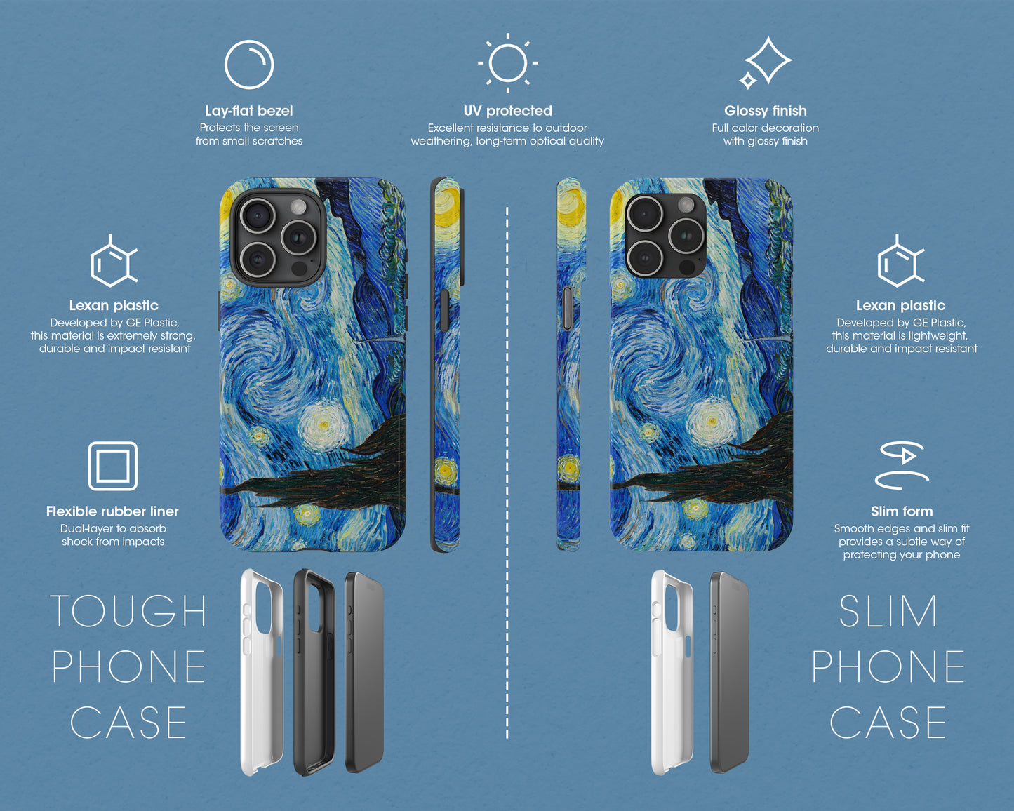 Vincent van Gogh - The Starry Night iPhone case