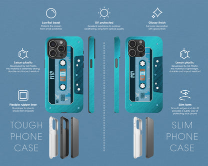 1989 era cassette tape iPhone case