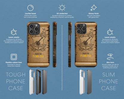 Fearless era medieval scroll iPhone case