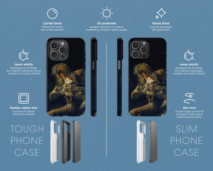 Francisco Goya - Saturn Devouring His Son iPhone case