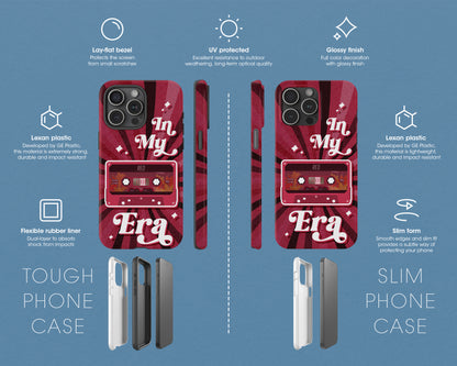 In my Red era vintage cassette tape iPhone case