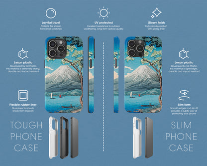 Hiroaki Takahashi - Mount Fuji from Lake Yamanaka iPhone case