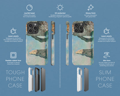 Claude Monet - Cliffs at Étretat iPhone case