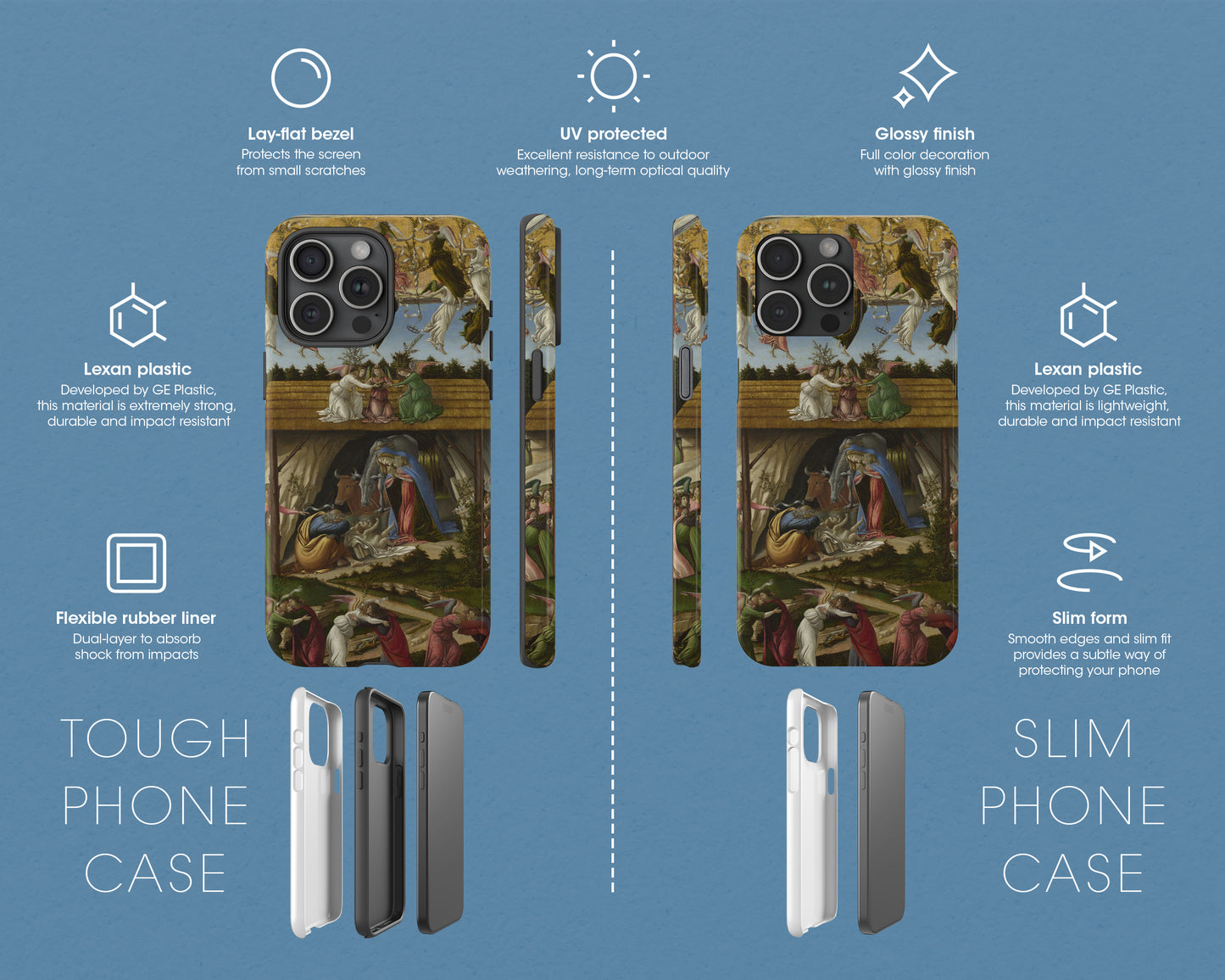 Sandro Botticelli - Mystic Nativity iPhone case