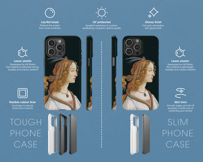 Sandro Botticelli - Portrait of a Young Woman iPhone case