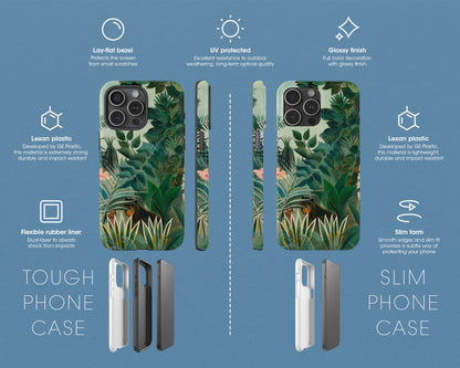 Henri Rousseau - The Equatorial Jungle iPhone case