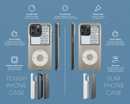 Tortured Poets era iPod Nano style iPhone case