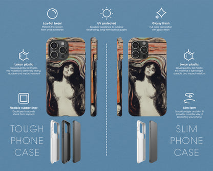 Edvard Munch - Madonna iPhone case