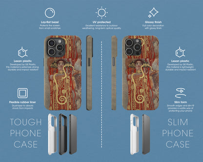 Gustav Klimt - Hygieia iPhone case