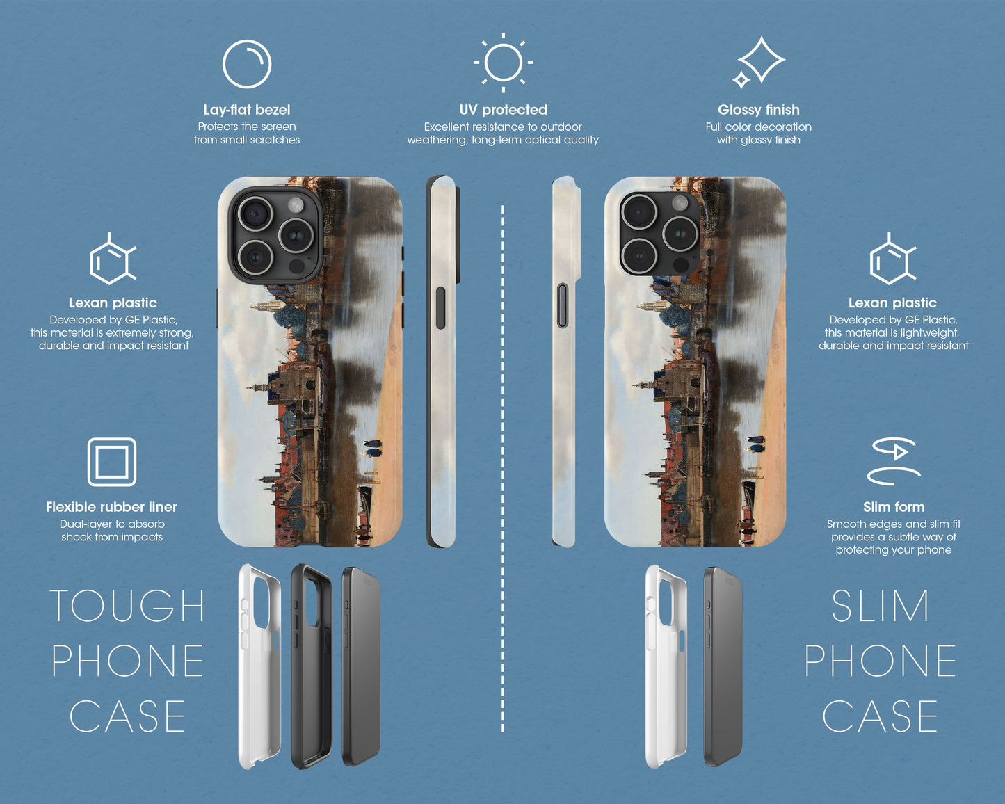 Johannes Vermeer - View of Delft iPhone case