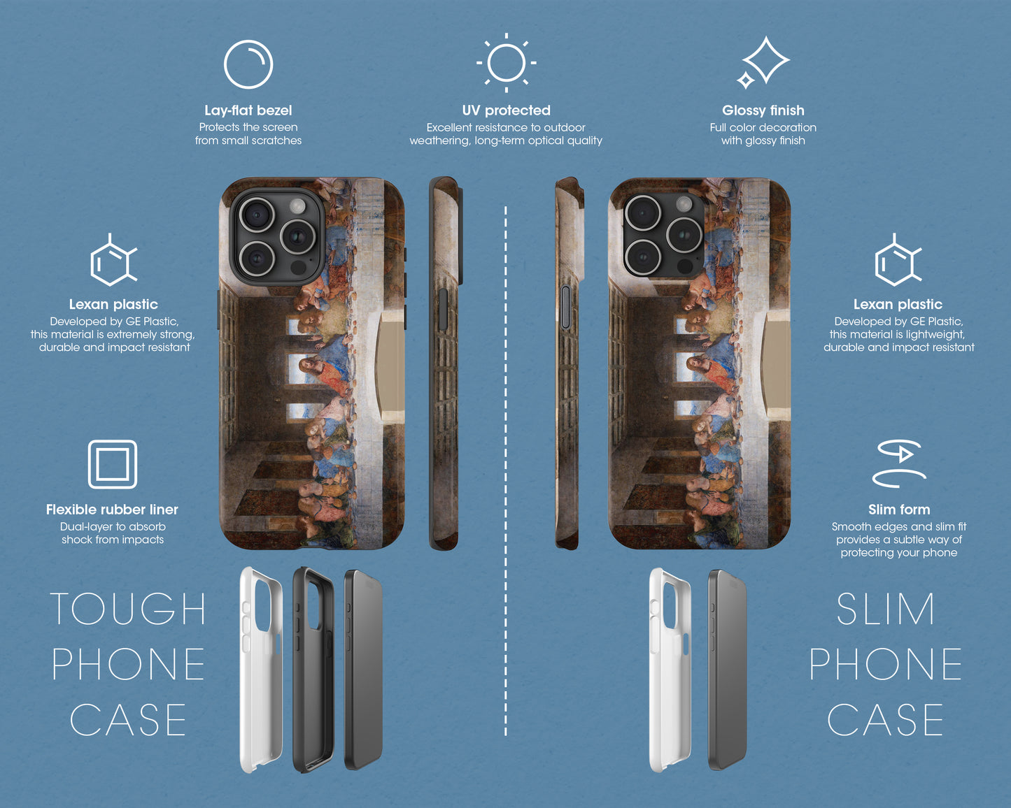 Leonardo Da Vinci - The Last Supper iPhone case