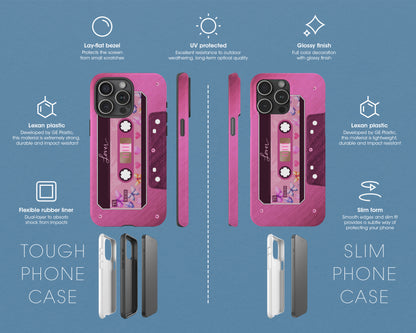 Lover era cassette tape iPhone case