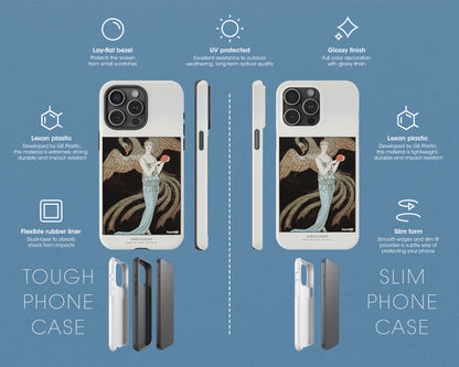 George Barbier - Sortilèges: Evening Dress, de Beer iPhone case