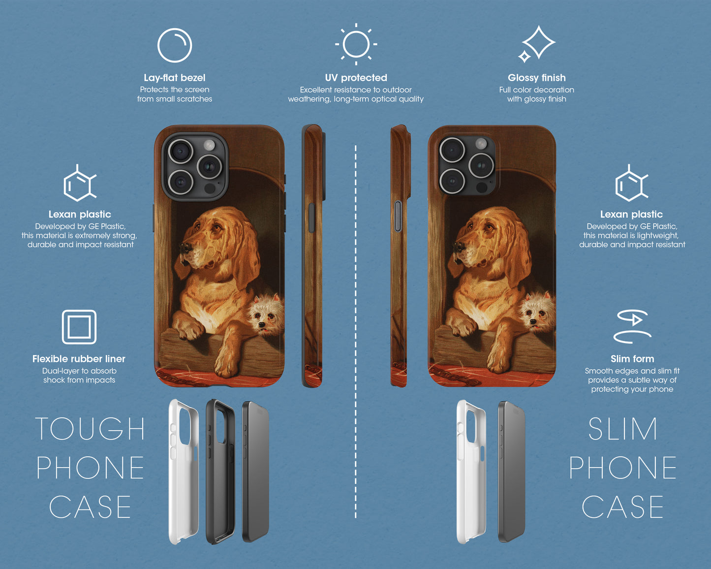 Edwin Landseer - Dignity and Impudence iPhone case