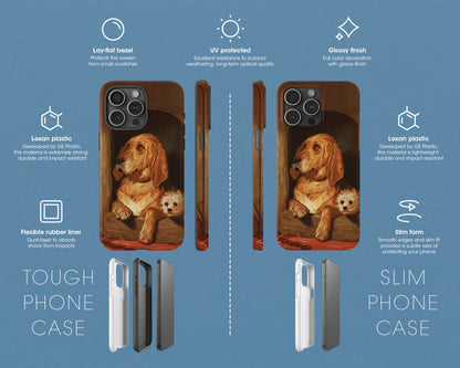 Edwin Landseer - Dignity and Impudence iPhone case