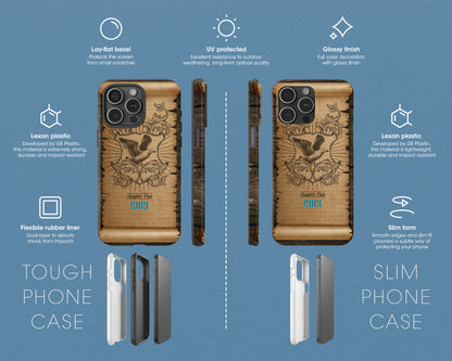 1989 era medieval scroll iPhone case