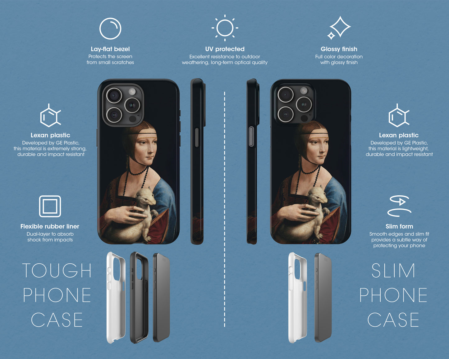 Leonardo Da Vinci - Lady with an Ermine iPhone case