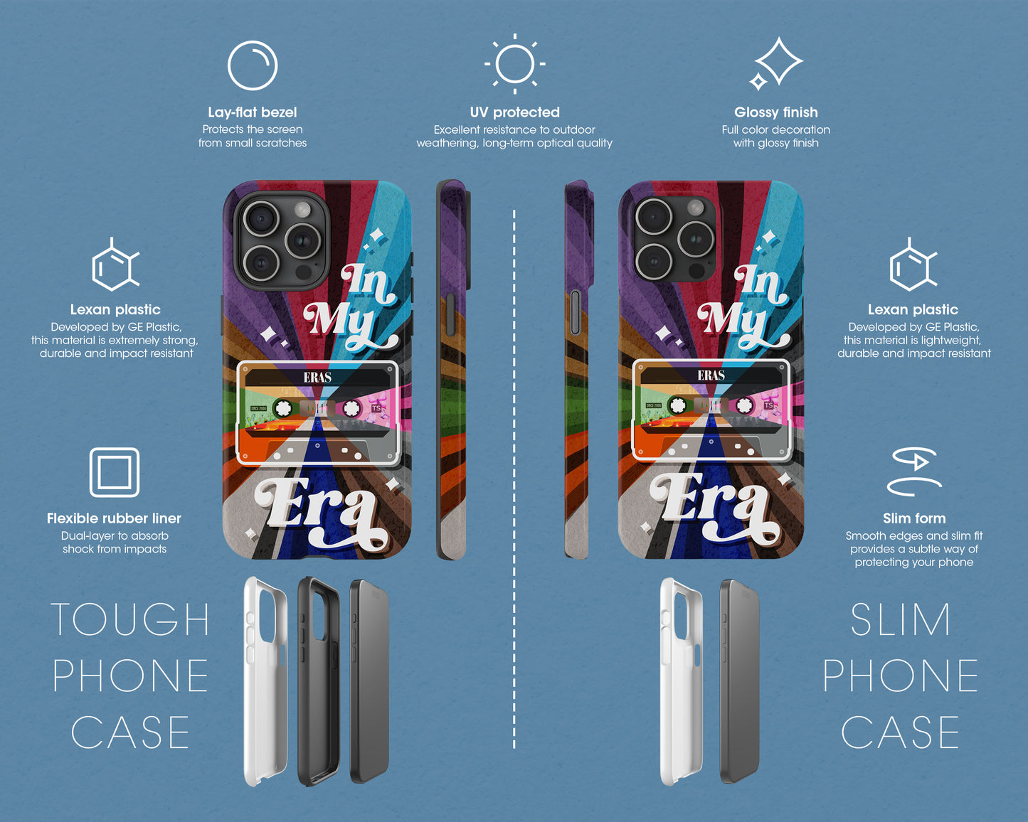 In my Eras era vintage cassette tape iPhone case