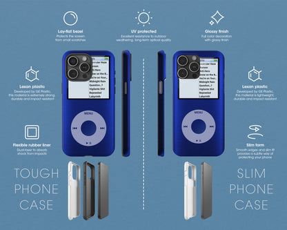 Midnights era iPod Nano style iPhone case