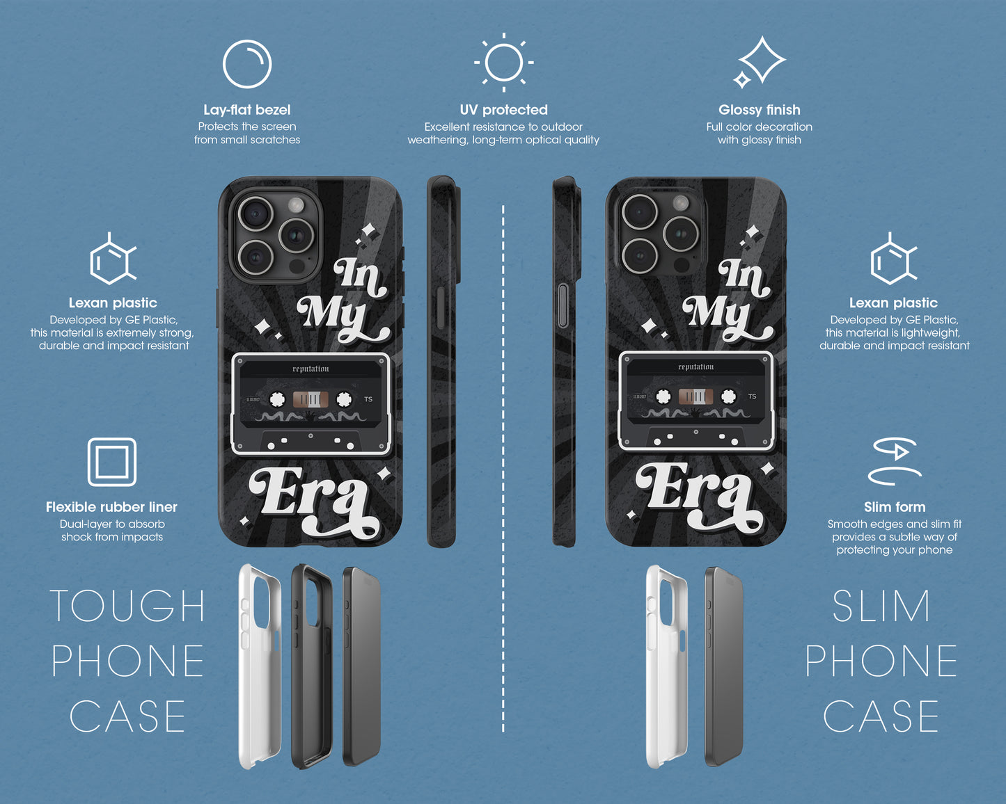 In my Reputation era vintage cassette tape iPhone case