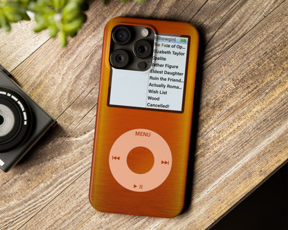 Life of Showgirl era iPod Nano style iPhone case