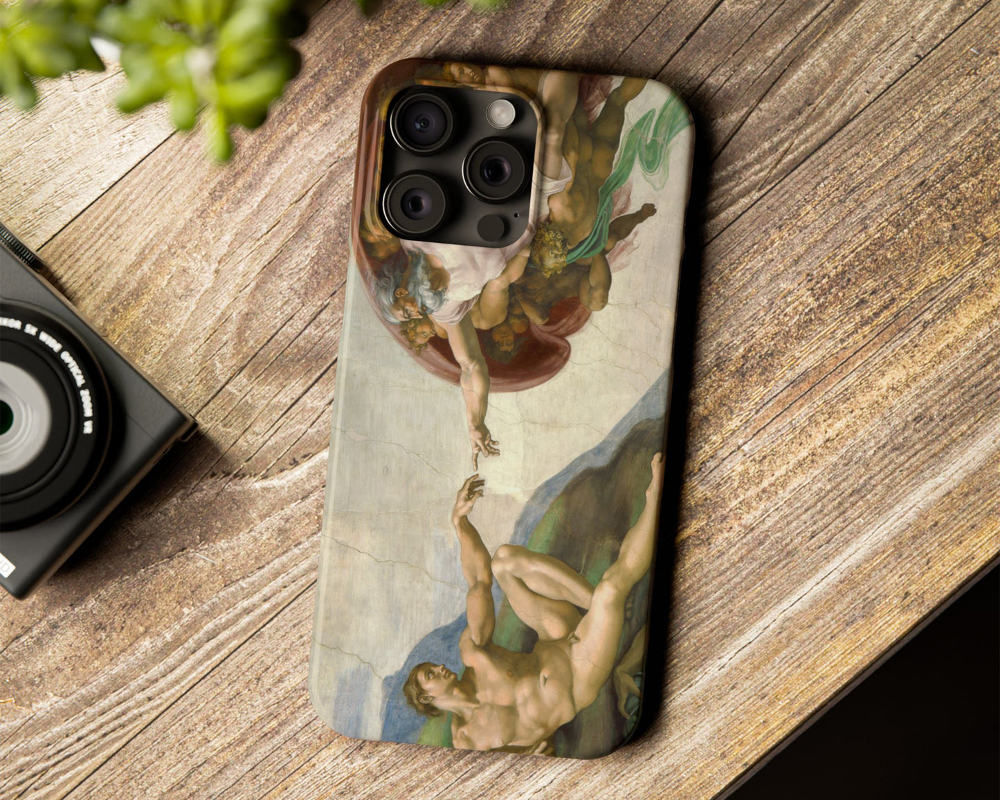 Michelangelo Buonarroti - The Creation of Adam iPhone case