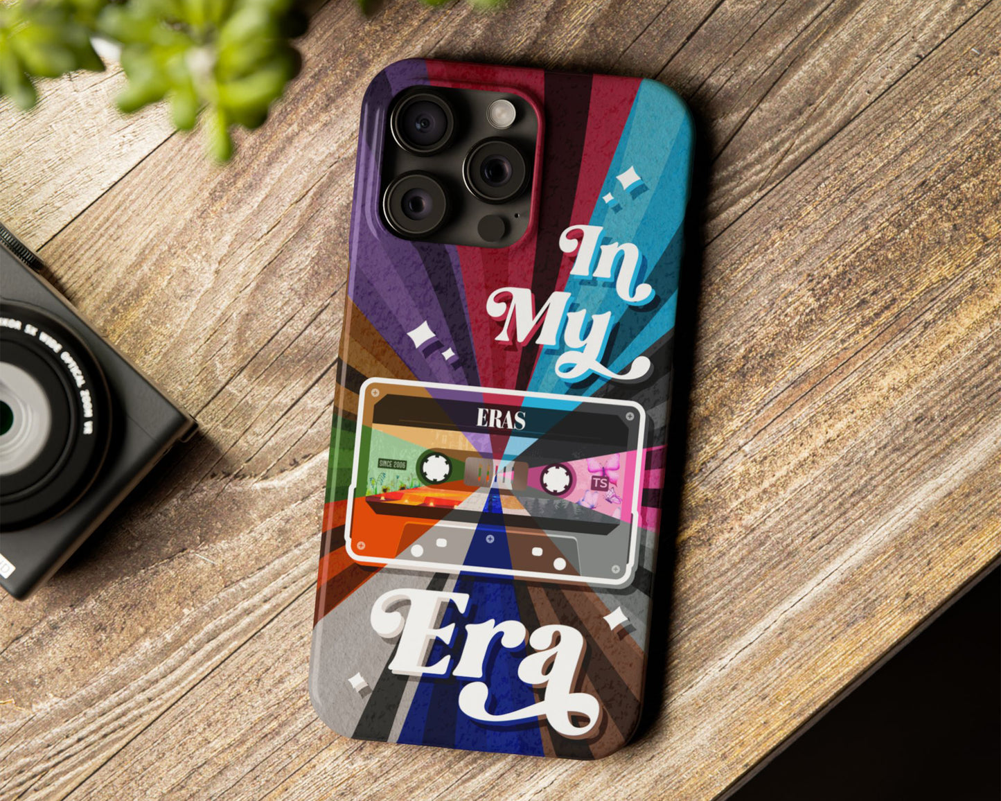 In my Eras era vintage cassette tape iPhone case