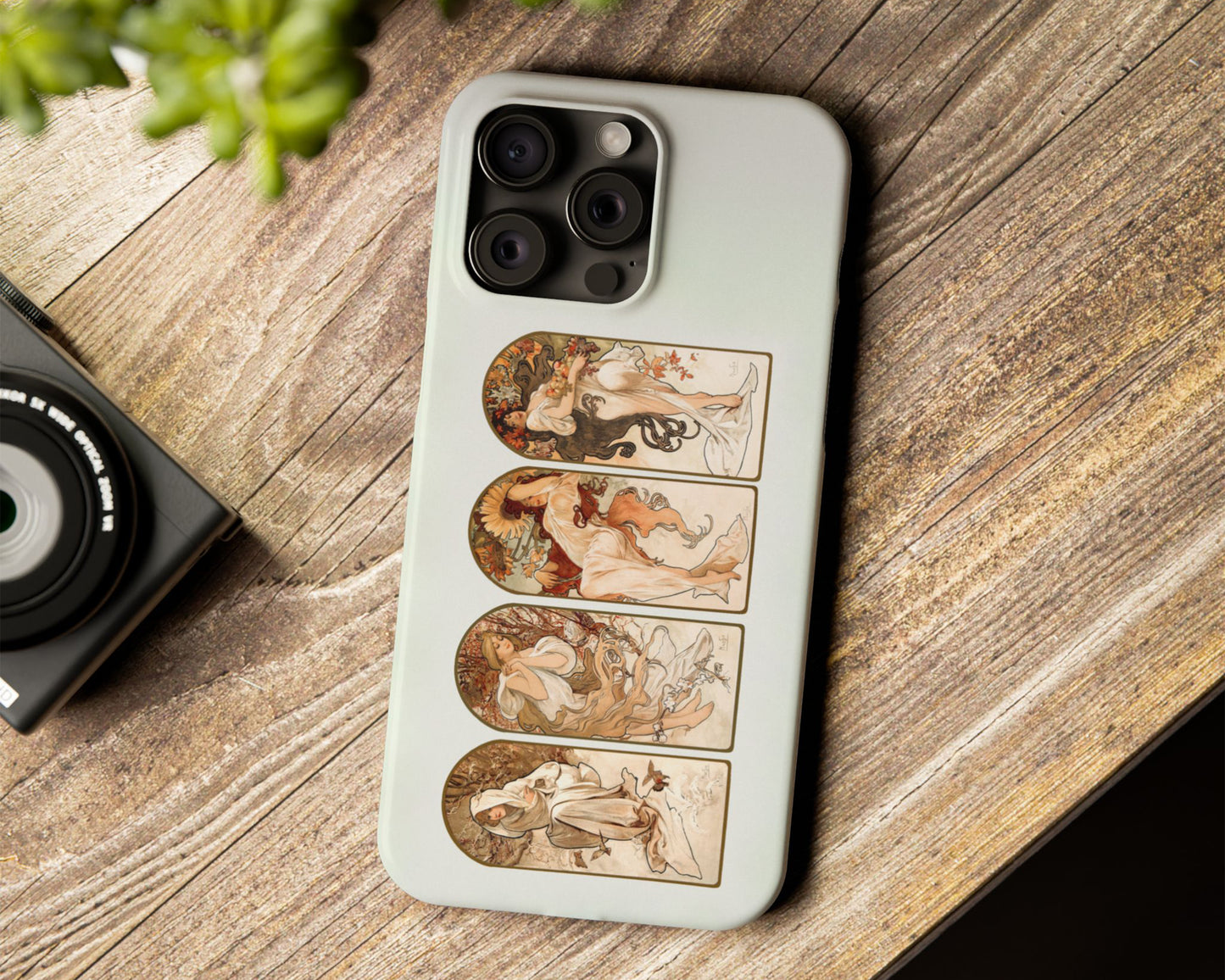 Alphonse Maria Mucha - The Seasons iPhone case