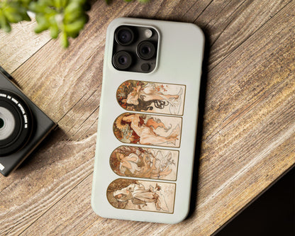 Alphonse Maria Mucha - The Seasons iPhone case