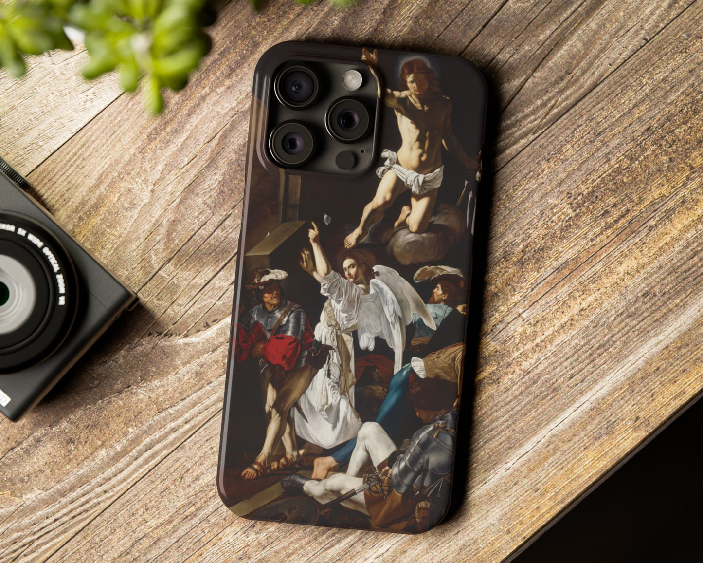 Cecco del Caravaggio - Resurrection iPhone case
