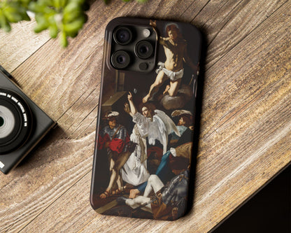 Cecco del Caravaggio - Resurrection iPhone case