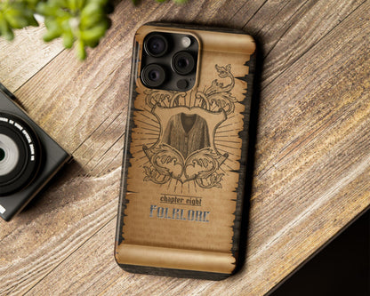 Collection of The Eras medieval scroll iPhone case