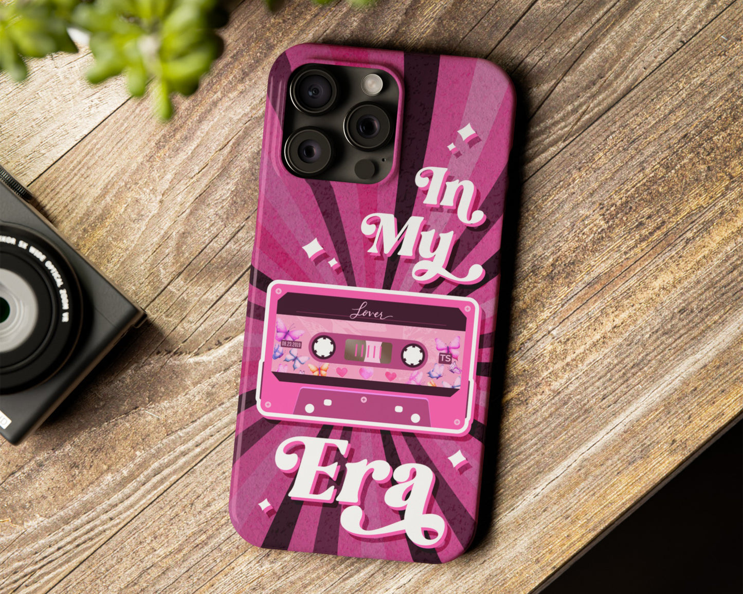 In my Lover era vintage cassette tape iPhone case