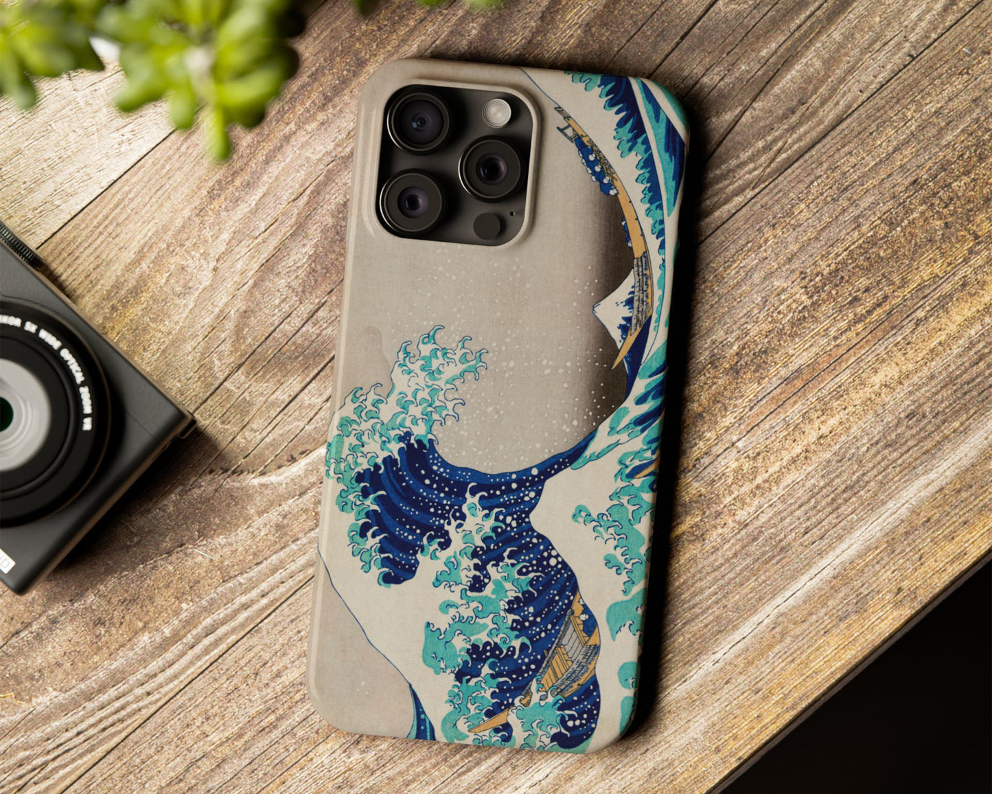 Katsushika Hokusai - The Great Wave off Kanagawa iPhone case
