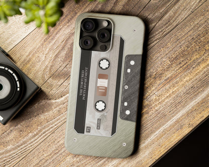 Tortured Poets era cassette tape iPhone case