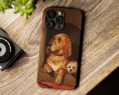 Edwin Landseer - Dignity and Impudence iPhone case