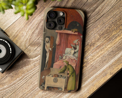 Hieronymus Bosch - Death and the Miser iPhone case