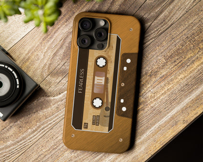Fearless era cassette tape iPhone case
