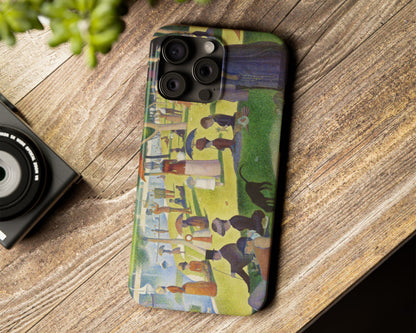 Georges Seurat - A Sunday on La Grande Jatte iPhone case
