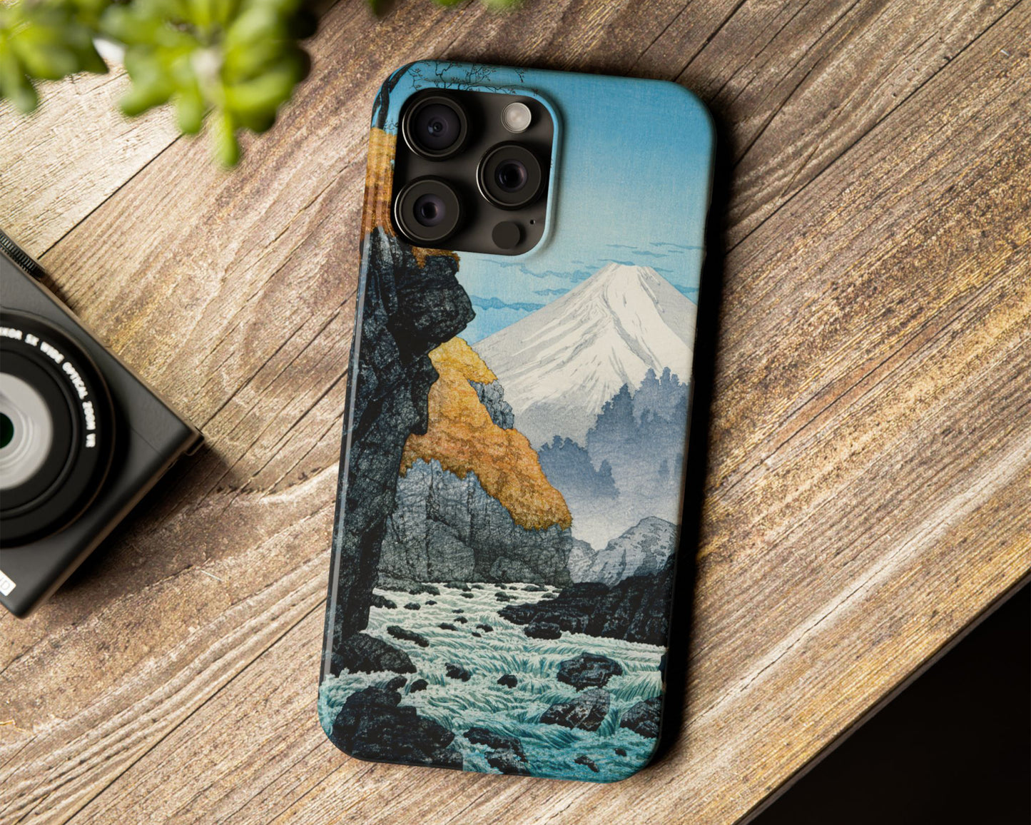 Hiroaki Takahashi - Foot of Mount Ashitaka iPhone case