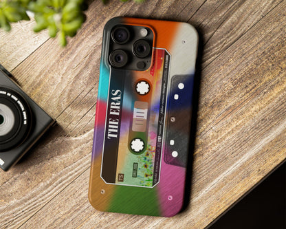 The Eras cassette tape iPhone case