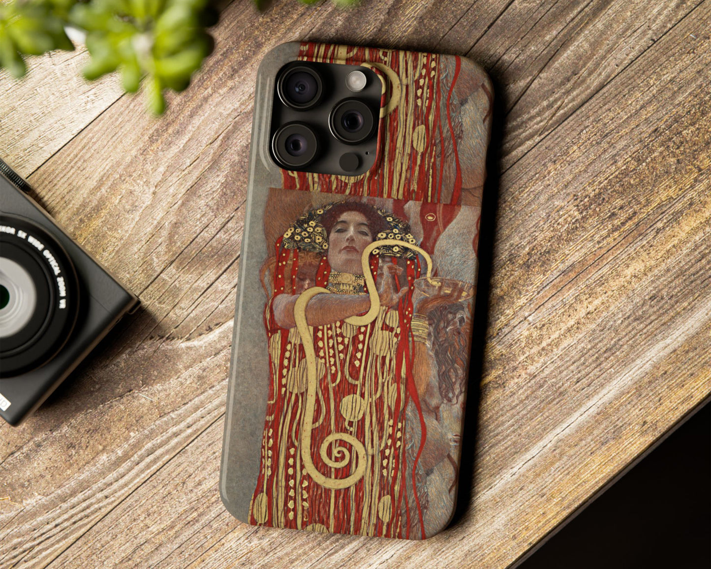 Gustav Klimt - Hygieia iPhone case