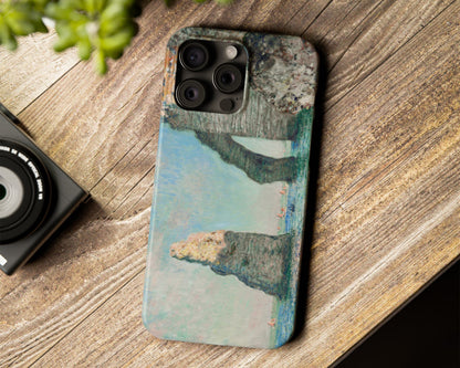 Claude Monet - Cliffs at Étretat iPhone case