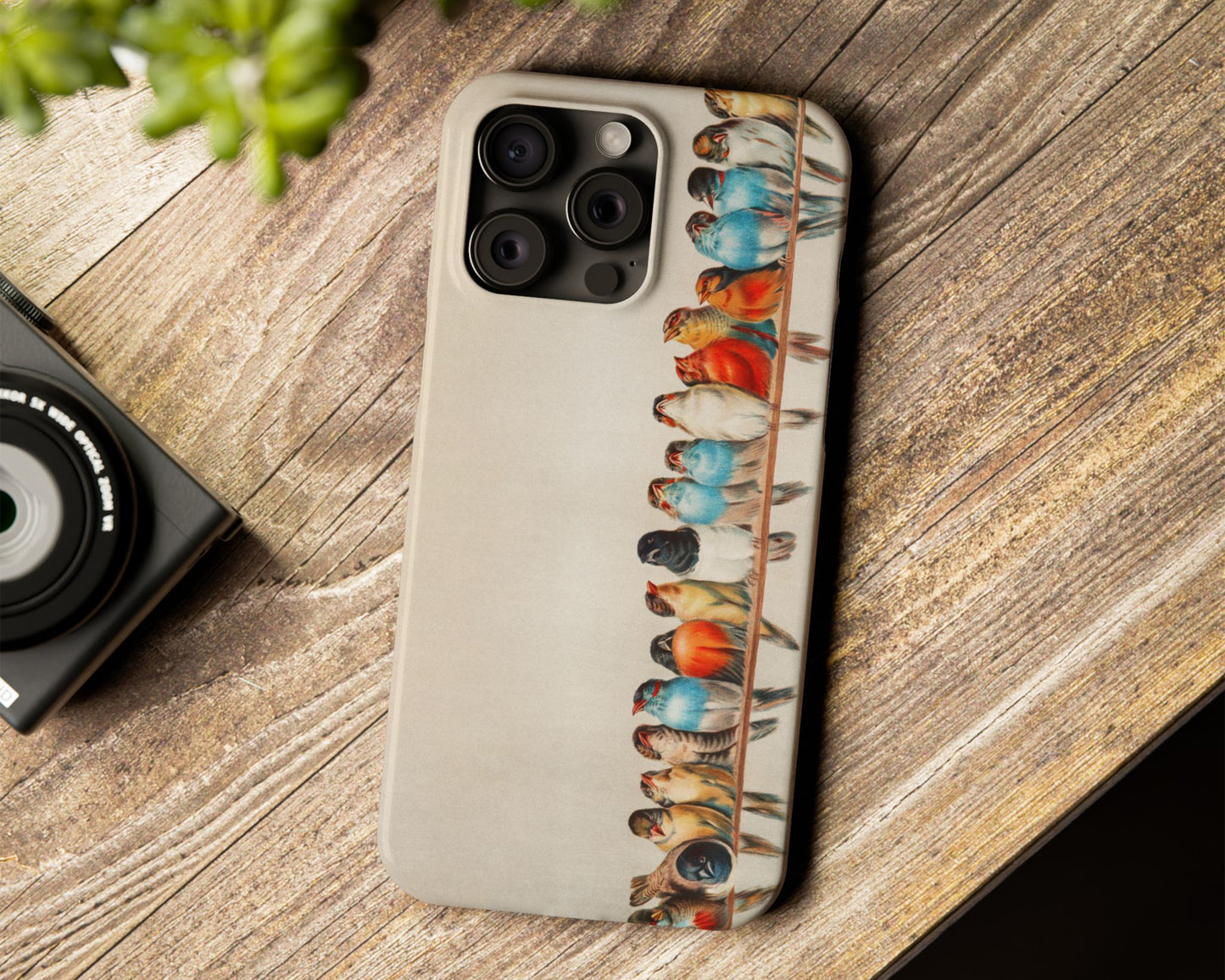 Hector Giacomelli - A Perch of Birds iPhone case