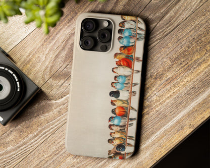 Hector Giacomelli - A Perch of Birds iPhone case