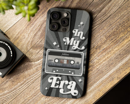 In my Folklore era vintage cassette tape iPhone case