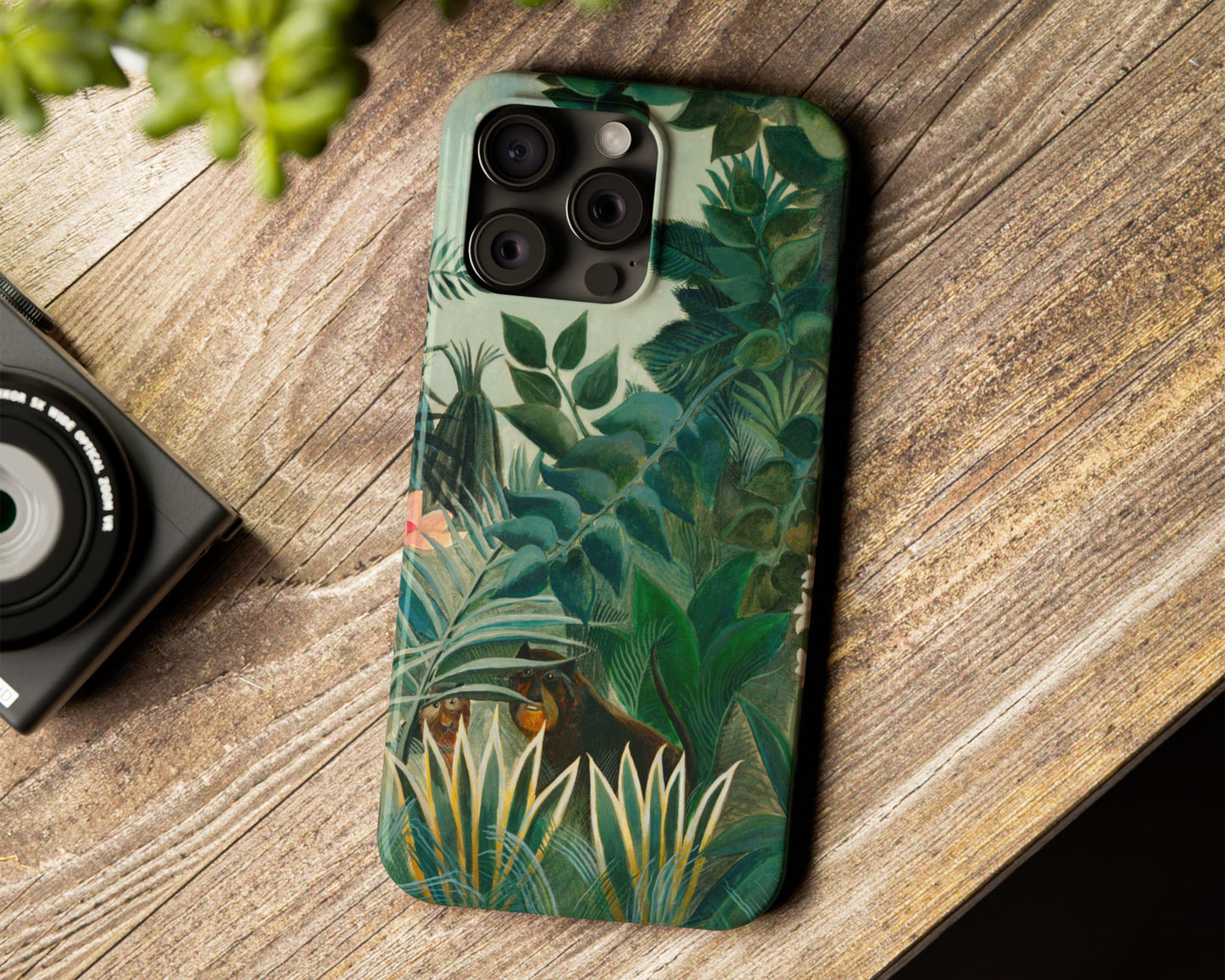 Henri Rousseau - The Equatorial Jungle iPhone case
